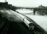 EMD Boxcab #511 (see text) with CB&Q Afternoon Zephyr Probably Winter 1937-38